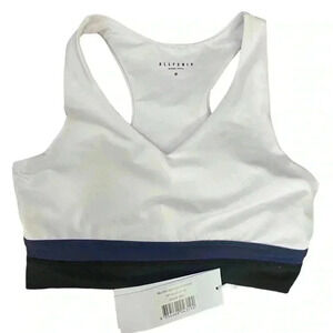 NWT Allfenix Mia Stripe Sports Bra Size Medium